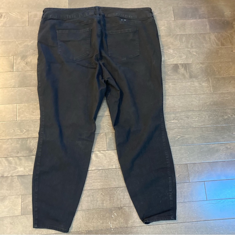 Torrid Size 28T (Tall) Black 3 Button Jeans Inseam 29 - Picture 6 of 9